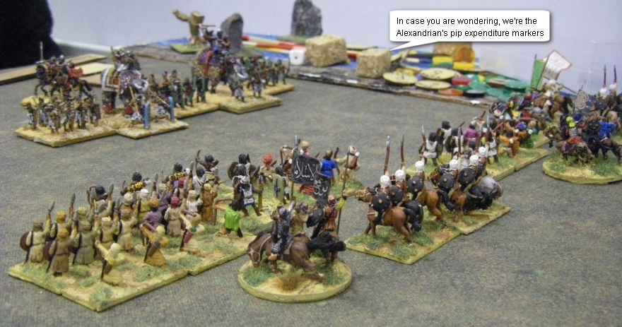 L'Art de la Guerre, Open: Umayyad Arab vs Alexander The Great, 15mm