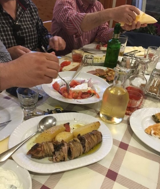 Food in Patras, Greece