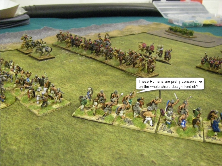 L'Art de la Guerre, The Roman Pond: Gallic vs Patrician Roman, 15mm