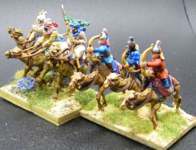 Red Copper 3D printed camels
