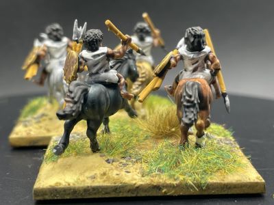 Numidian Cavalry
3D printed figures from 3D Breed's March to Hell range. See [url=https://madaxemandotcom.blogspot.com/2025/06/more-3d-printed-numidians.html]my blog[/url] for more info on how these were done.
