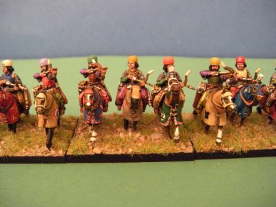 Sassanid Cavalry
Sassanind Cavalry from AB Miniatures painted by a professional painter Marco Betti. Pictures provided by and also available on [url=http://s420.photobucket.com/albums/pp284/passerotto_2008/]Andrea's Photobucket site[/url].
Keywords: sassanid