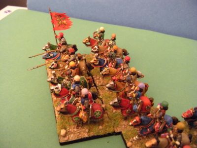 Sassanid Cavalry
Sassanid Cavalry from AB Miniatures painted by a professional painter Marco Betti. Pictures provided by and also available on [url=http://s420.photobucket.com/albums/pp284/passerotto_2008/]Andrea's Photobucket site[/url].
Keywords: sassanid