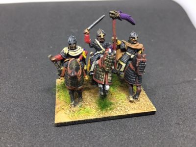 Justinian Byzantine Boukellarioi
Forged in Battle Justinians painted by Dave Saunders
Keywords: EBYZANTINE; LIR