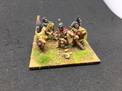 Justinian Byzantine Javelinmen
Forged in Battle Justinians painted by Dave Saunders
Keywords: EBYZANTINE; LIR