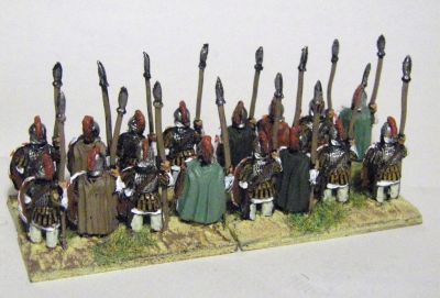 Byzantine Infantry Spearmen 
Skoutatoi or possible Late Roman/Romano British infantry 
Keywords: EBYZANTINE THEMATIC romano