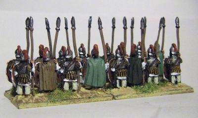 Byzantine Infantry Spearmen 
Skoutatoi or possible Late Roman/Romano British infantry 
Keywords: EBYZANTINE THEMATIC romano
