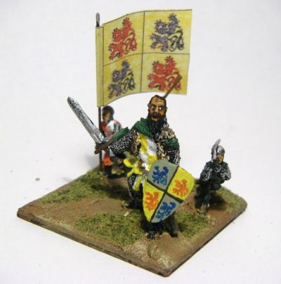 Medieval General
Mirliton infantry with a rather large general from Magister Militums 25mm range
Keywords: barded