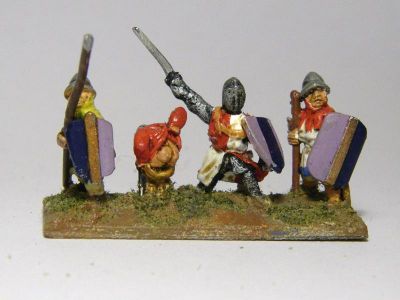 Men at Arms / Swordsmen / Dismounted Knights
Men at Arms from various manufacturers. Peter Pig "men being rude" set for mooning infantryman
Keywords: medfoot menatarms