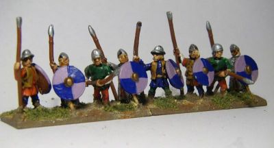 Medieval Spearmen
  Generic Medieval Spearmen - mixed ranges
Keywords: medspear
