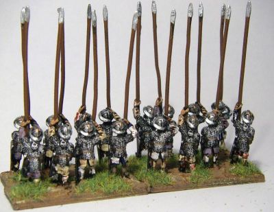 Low Countries Pikemen
Fairly tall 15mm - bit closer to 17/18mm 
Keywords: lcountries medgerman medfoot