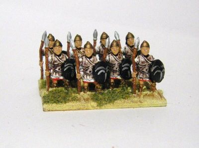 Carthaginian Poeni Spearmen
Spearmen from Essex. They are a touch short and stocky, but calling them poeni is a touch harsh. Code MPA76
Keywords: ecarthage lcarthage