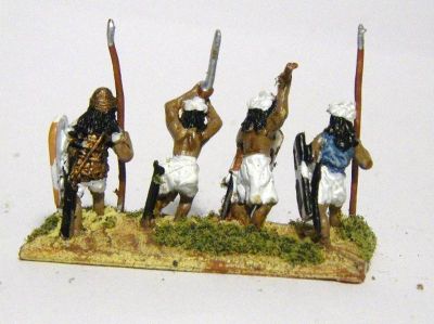 Classical Indian Infantry
from [url=http://www.museumminiatures.co.uk/pages/index.htm] Museum Miniatures [/url]. This range is not oversized compared to Essex, but looks a little skinny
Keywords: indian