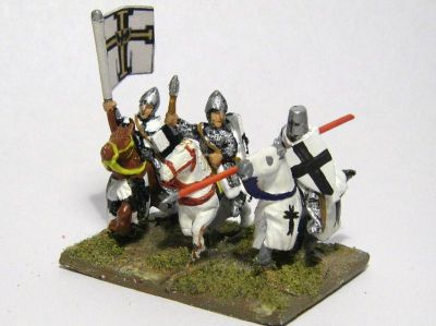 Teutonic Brother Knights 
Knights from [url=http://www.vexillia.ltd.uk/mirliton/index.html]the Vexilia-stocked Mirliton range [/url] and [url=http://www.atoufigs.com] Alain Toullers XI Century range[/url] Link through to the site where downloaded the flags at [url=http://www.madaxeman.com/wiki2/tiki-index.php?page=Later+Teutonic+Knights]FoG Wiki[/url]
Keywords: teuton