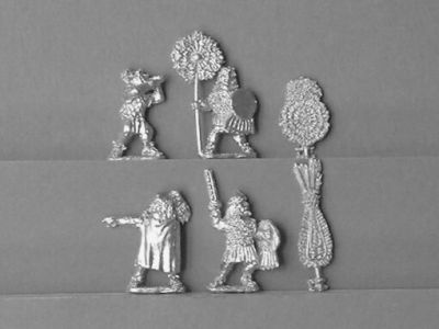 Aztec Commanders
Aztecs from [url=https://fighting15s.com/]Fighting 15's[/url] Gladiator Games ranges. Some are also suitable for other Meso-American armies
Keywords: Aztec