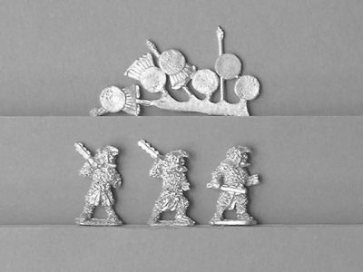 Aztec Eagle Knights with swords
Aztecs from [url=https://fighting15s.com/]Fighting 15's[/url] Gladiator Games ranges. Some are also suitable for other Meso-American armies
Keywords: Aztec