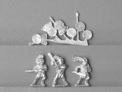 Aztec Otomi Spearmen
Aztecs from [url=https://fighting15s.com/]Fighting 15's[/url] Gladiator Games ranges. Some are also suitable for other Meso-American armies
Keywords: Aztec, Inca