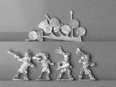 Aztec Warrior Swordsmen
Aztecs from [url=https://fighting15s.com/]Fighting 15's[/url] Gladiator Games ranges. Some are also suitable for other Meso-American armies
Keywords: Aztec