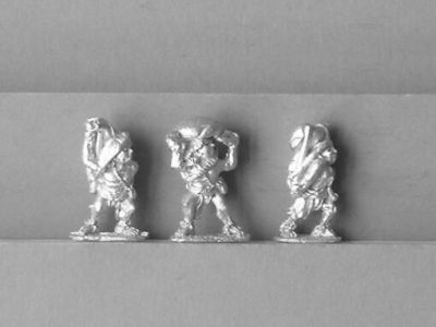 Mayan Baggage carriers
Mayans from [url=https://fighting15s.com/]Fighting 15's[/url] Gladiator Miniatures ranges. Some are also suitable for other Meso-American armies
Keywords: Mayan, Aztec, Texcallan, Mixtec, Chimu