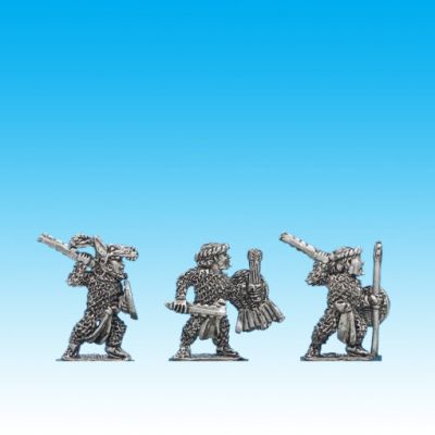 Tlaxcallan Suit Wearers with Swords
Texcallans from [url=https://fighting15s.com/]Fighting 15's[/url] Gladiator Miniatures ranges. Some are also suitable for other Meso-American armies
Keywords: Texcallan