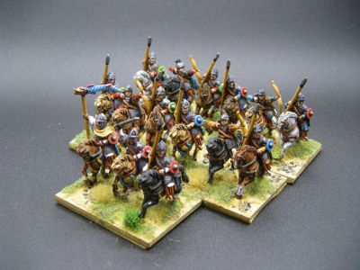 Early Byzantine (Justinian) - Boukellarioi Heavy Cavarly
With some added archer figures 
Keywords: MBYZANTINE