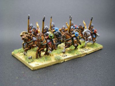 Early Byzantine (Justinian) - Boukellarioi Heavy Cavarly
With some added archer figures 
Keywords: MBYZANTINE