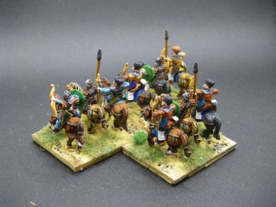 Byzantine Kavallarioi Horse Archers 
A mix of FiB Early Byzantine figures
