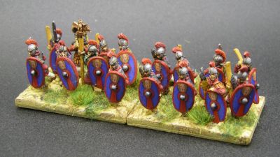 "Patrician" or Late Imperial Roman Legionaries 
With LBMS Shield transfers
