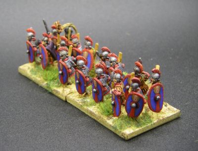 "Patrician" or Late Imperial Roman Legionaries 
With LBMS Shield transfers
