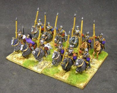 Roman Clibanarii Cavalry
Kontos, bow, shield. Random mix of 12 cavalry, including command. Figure code WE-RM09 Roman Clibanarii, 3rd century
Keywords: EIR LIR ebyzantine