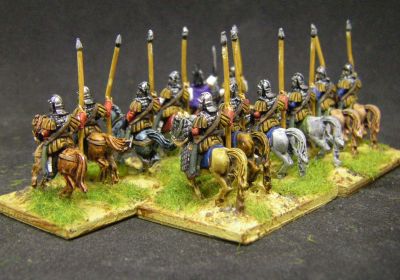 Roman Clibanarii Cavalry
Kontos, bow, shield. Random mix of 12 cavalry, including command. Figure code WE-RM09 Roman Clibanarii, 3rd century
Keywords: EIR LIR ebyzantine