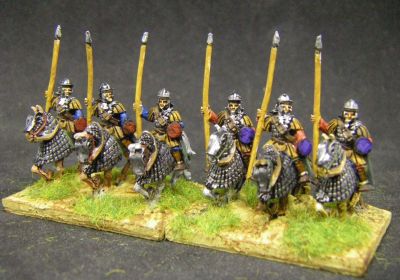 Roman Clibanarii Cavalry
Kontos, bow, shield. Random mix of 12 cavalry, including command. Figure code WE-RM09 Roman Clibanarii, 3rd century
Keywords: EIR LIR ebyzantine