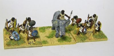 Forged in Battle / War & Empire Numidians w/Elephant from Corvus Belli
Peltast & Skirmisher infantry
Keywords: Numidian, Comparison