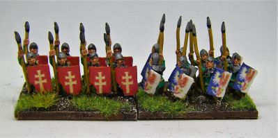 Spearmen - Clipeati
Shield designs printed on plain paper, searched for on Pinterest as Hungarian Shields
Keywords: medspearmen