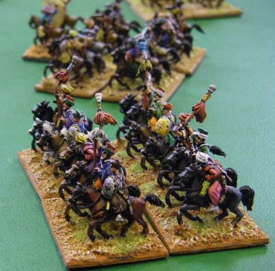 Arab/Ottoman Mamluk cavalry
Napoleonic era figures from AB Miniatures. A few have guns, but hey, who minds when they are this nice?
Keywords: ottoman