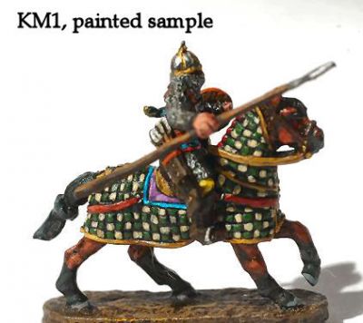 Ghilman Cavalry
Pictures from the manufacturer, [url=http://khurasanminiatures.tripod.com]Khurasan Miniatures[/url]. Painted by Will Hardiman . Could be a Rajput or Indian lancer too maybe
Keywords: KHURASANIAN GHAZNAVID DAYLAMI abbasid SELJUK