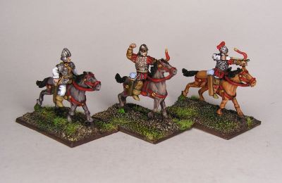 KM-544 Patrician/Early Byzantine Heavy Cavalry, bows
painted by [url=http://www.atpainting.co.uk/]Andrew taylor[/url]
Keywords: LIR EBYZANTINE