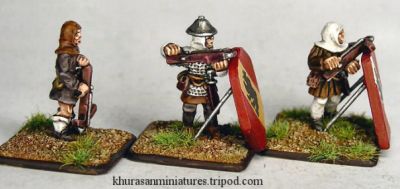Swiss Pavisers with Crossbows
Swiss from [url=http://khurasanminiatures.tripod.com]Khurasan Miniatures[/url], pics with permission of the manufacturer
Keywords: Swiss