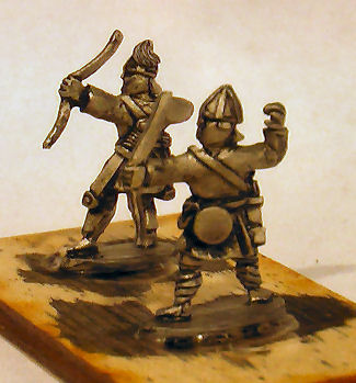 LIR Archer infantry shooting, 
Figures from [url=http://khurasanminiatures.tripod.com/]Khurasan Miniatures[/url], pictures reproduced with their permission. LIR Archer infantry shooting, spangenhelms (x 4)
Keywords: LIR EIR ebyzantine