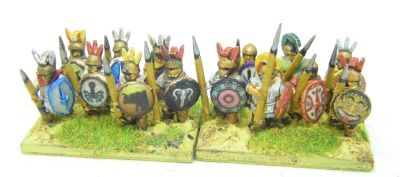 Heavy Spearmen
These are resin 3D  prints, designed for 10mm but scaled up to 15mm
