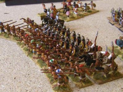Hoplites clash with Post Marian Legionaries
From Usk 2008
Keywords: HGREEK CARTHAGE
