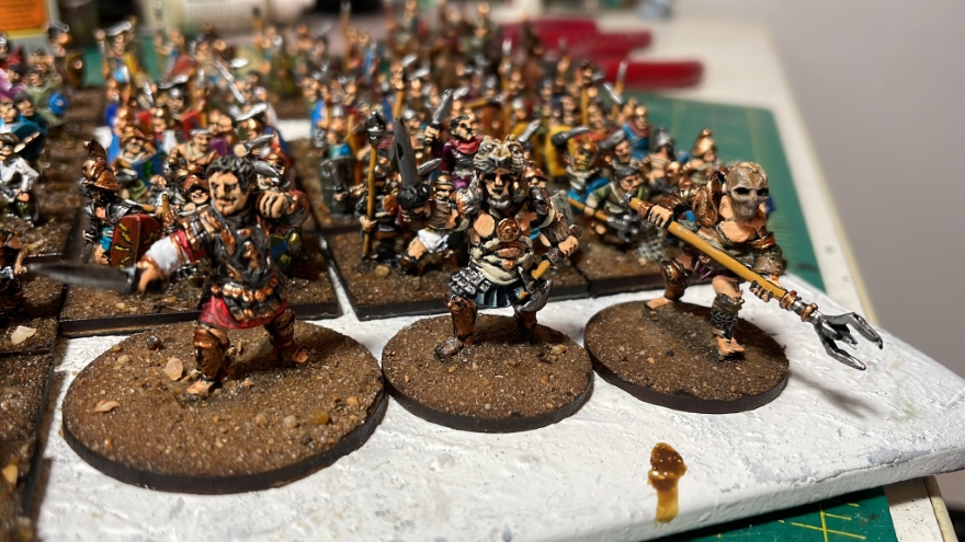 ADLG, The army of Spartacus: various manufacturers, 15mm