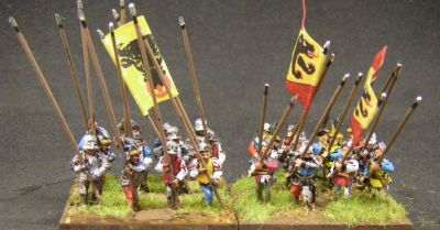 15mm QRF / Freikorps Swiss
Swiss from QRF ([url=https://quickreactionforce.co.uk/product-category/qrf-freikorp15-pre-1900/mediaeval-early-renaissance-to-c1518/swiss/]website here[/url]) compared to Mirliton Swiss (Mirliton left)
Keywords: Swiss, Comparison