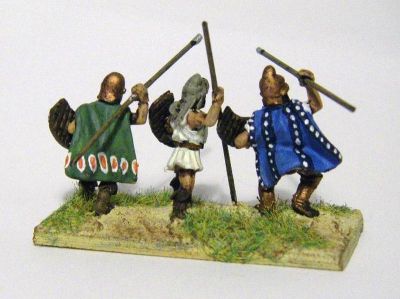 Thracian Peltasts
Xyston peltasts, drilled hands for spears, 
Keywords: thracian
