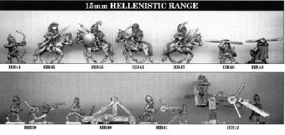 Hellenistic Range from Tin Soldier
Range from Tin Soldier. For figure codes see their website at [url=http://www.tinsoldieruk.com/]Tin Soldier UK[/url]
