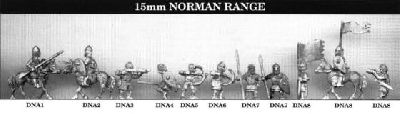 Norman Range from Tin Soldier
Range from Tin Soldier. For figure codes see their website at [url=http://www.tinsoldieruk.com/]Tin Soldier UK[/url]
Keywords: Norman emgerman