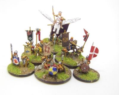 Two Dragons Viking Generals
Vikings from Two Dragons, with the odd Irregular Minis figures in there too. Valkyrie from Magister Militum
Keywords: Viking