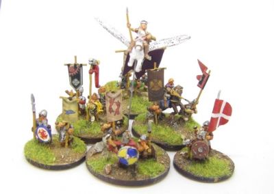 Two Dragons Viking Generals
Vikings from Two Dragons, with the odd Irregular Minis figures in there too. Valkyrie from Magister Militum
Keywords: Viking,Rus