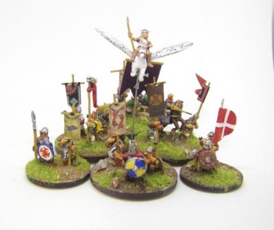 Two Dragons Viking Generals
Vikings from Two Dragons, with the odd Irregular Minis figures in there too. Valkyrie from Magister Militum
Keywords: Viking