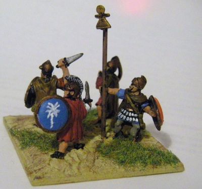 Carthaginian Officers from Xyston
Carthaginian officer pack - the standards are supplied as "heads" - add your own pole
Keywords:  LCART 